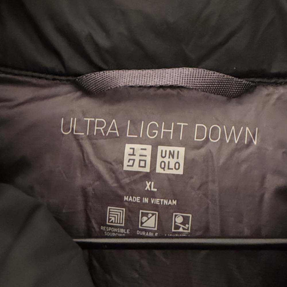 Uniqlo Black Puffer Jacket - Picture 2 of 7